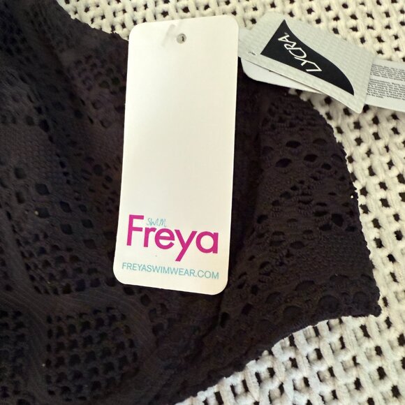 Freya Sundance Bikini Top - Black size 32DD NWT - Picture 5 of 7